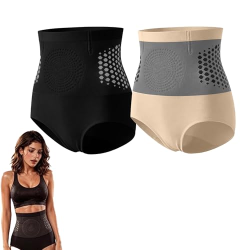 Genérico Faja Quema Grasa Abdominal Mujer Esculpir Quemagrasas Pantalones Cortos Reductores 4 En 1 de Micropartículas Sculpting Shorts moldeadores de Cuerpo con Control de Barriga de Cintura Alta, M