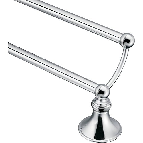 Moen DN2622CH 24-Inch Glenshire Double Towel Bar, Chrome