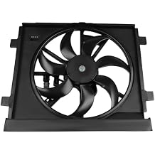 Replacement Radiator and Cooling Fan Compatible for 2013-2018 for Nissan for Sentra