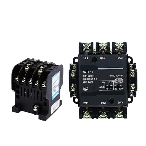 Contacteur AC CJT1-40 coupure haute performance 40A commande 220V