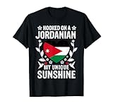 Jordanian Boyfriend Girlfriend Wife Husband Jordan Flag T-Shirt