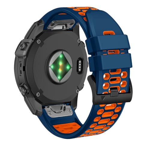 Correa de silicona 22mm para Garmin Fenix 8/7/6 Pro miniatura 1