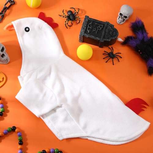 Disfraz de Pollo para Perro Halloween y Acción de Gracias miniatura 3