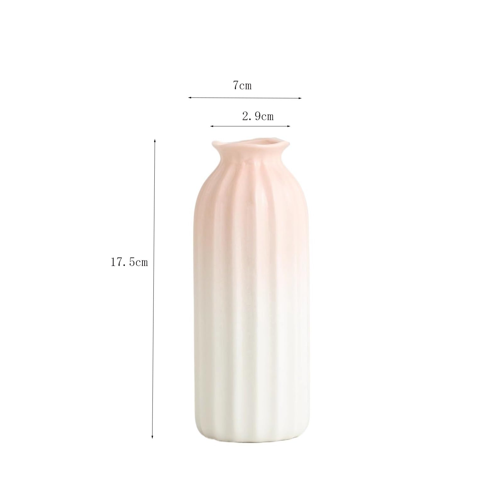 Wazony na kwiaty, Wazon ceramiczny | Neutralny do kuchni, salonu, sypialni, biura, półki, ozdoby na środek stołu, stołu jadalnego