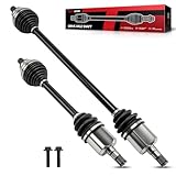 Torchbeam CV Axle Shaft Assembly Compatible with 2005-2018 J-e-t-t-a, 2010-2018 Golf, 2006-2009 Passat, 2006-2009 Rabbit, 2015-2017 Golf SportWagen, 2009 CC, Front CV Axle 66-7333 66-7334