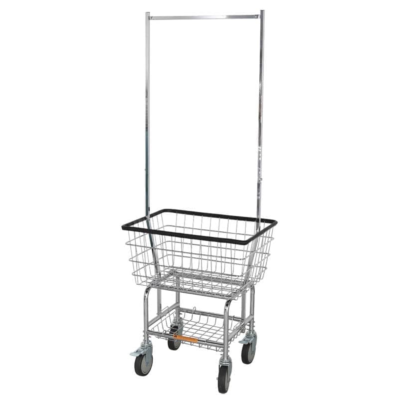 【極美品】LAUNDRY CART WITH POLE RACK CHROME Amazon.com: Dulton H20-0139CR Laundry Cart with Pole Rack, Chrome