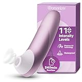 Womanizer Pro Klitorisstimulator für Frauen und Paare | Erotik Sex Toy | Vibrator für Erwachsene | Klitoris Saugvibrator mit 11 Intensitätsstufen | Wasserdichter Stimulations-Massager | Lila