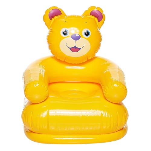 Image of Kids Inflatable Animal Chair with Cute Bear & Koala Design, Soft PVC Inflatable Sofa for Toddlers, Comfortable Indoor Seating, Playroom, Nursery & Kids Bedroom, Ages 3-8, Pack of Any One