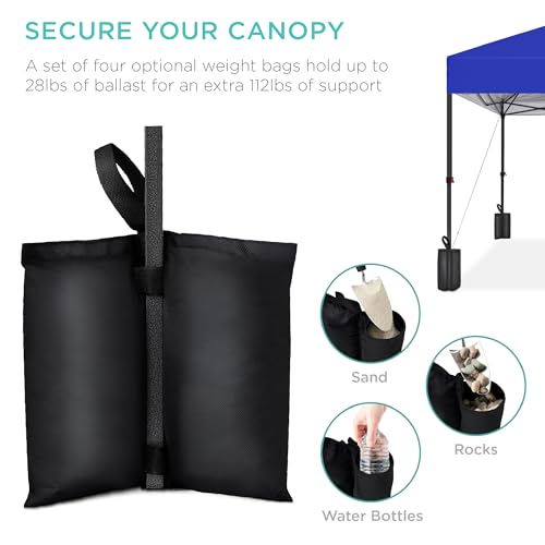 image for Best Choice Products 10x10ft 1-Person Setup Pop Up Canopy Tent Instant