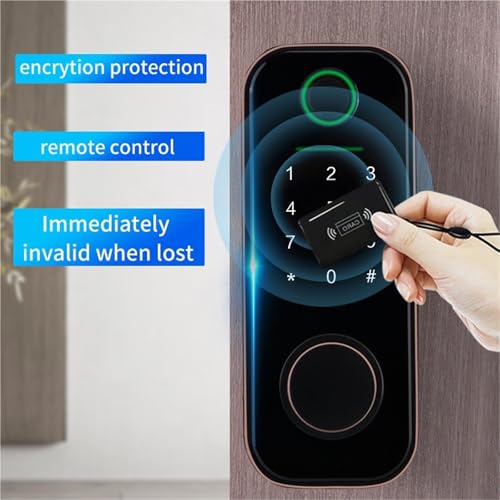 Serrure connectée Bluetooth et empreinte digitale pour porte de bureau et chambre - 6