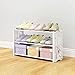 Stojak na buty Stojak Na Buty, Oszczędzanie Przestrzeni Plastikowe Pionowe Rack Rack Organizator Idealny Do Garażu Closet Frytkowego, Różowy Biały Szelki Półka na buty (Color : White)