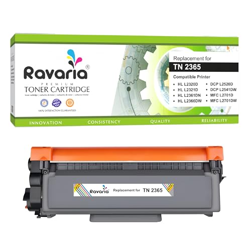 Image of TN 2365 Toner Cartridge Compatible for Brother Printer HL- L2320D, L2321D, L2361DN, L2366DW, DCP-L2541DW, L2520D, MFC-L2701D, L2701DW (TN 2365 Toner Pack of 1)
