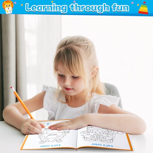 chiazllta 4 Pack 1st Grade Workbook Set for Kids Ages 6-7 Fun First Grade Workbook for Learning Drawing Math Skill Writing All Subjects Curriculum Preschool Preparation Bridging Kindergarten - Image 5