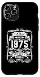 50th birthday gifts for men 50yr 50 years old vintage 1975 custodia per iphone 11 pro