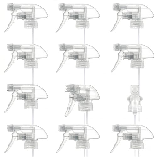 Image of ALPENKOK 12Pack Spray Nozzle for Bottles, Trim-To-Fit Tube; Plastic (Clear)
