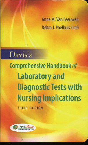 DAVIS'S COMPREHENSIVE HANDBOOK OF LABORATORY AND DIAGNOSTIC TESTS WITH NURSING IMPLICATIONS (Third 3rd Edition,...