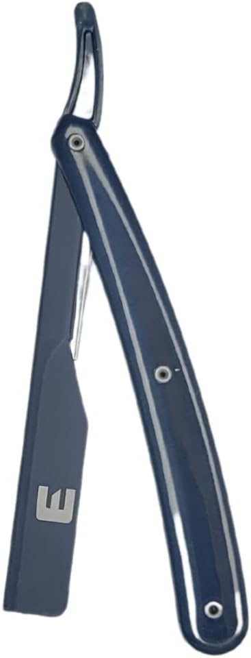 E EleganceBarber Supplies Milly Blade Straight Razor Holder, Eassy Assemble, Fast Cleaning, Exceptional Durability, Razors For Men Or Women, Black