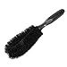 Produktbild Auto Rundbuerste - TOOGOO(R)Schwarz LKW Auto Rad Gummireifen Felgenbuerste Waschen Reinigungswerkzeug 10.6 "Lange