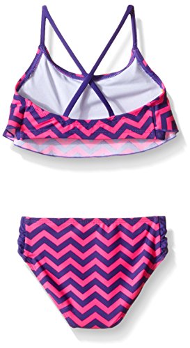 Image of Kanu Surf Girls' Alania Flounce Bikini Beach Sport 2 Piece Swimsuit