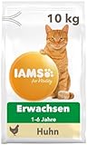 IAMS for Vitality Katzenfutter trocken Huhn - Trockenfutter für Katzen im Alter von 1-6 Jahren, 10 kg