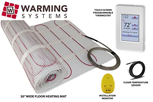 Warming Systems 25 Sqft Warming Systems 120 V Electric Tile Radiant Floor Heating Mat thumb #1