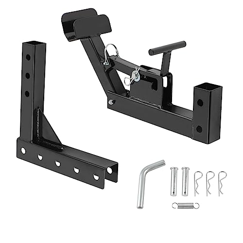 maXpeedingrods Adjustable Trash Can Transporter Hitch with Adaper Garbage Can Hauler 2 Hitch Receiver for Trailers/Trucks/Cars/Golf Carts/ATVs
