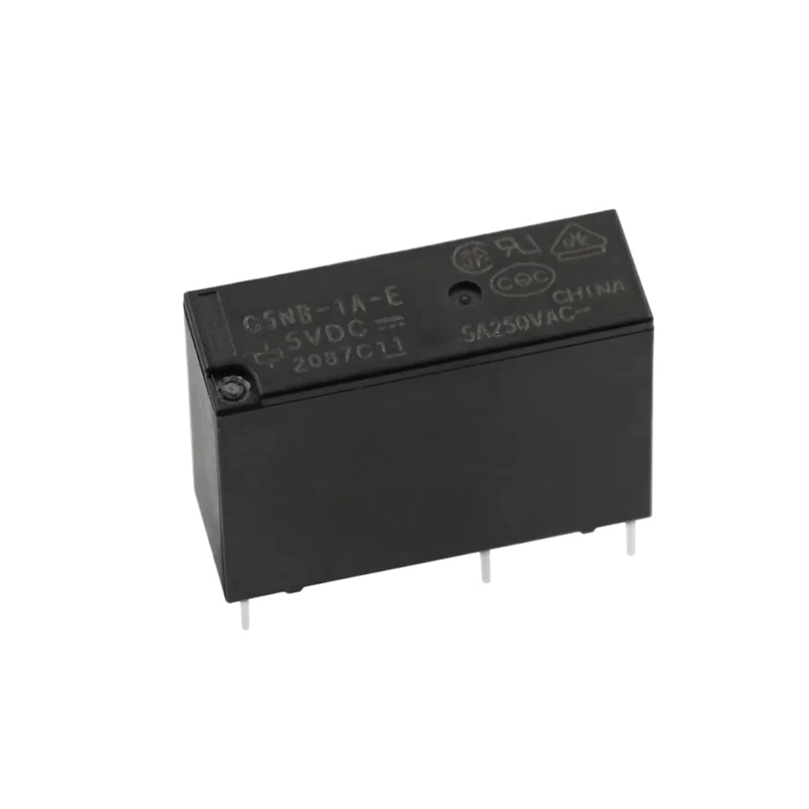 Relais G5NB-1A-E 12VDC avec contact 5A normalement ouvert pour automatismes stables