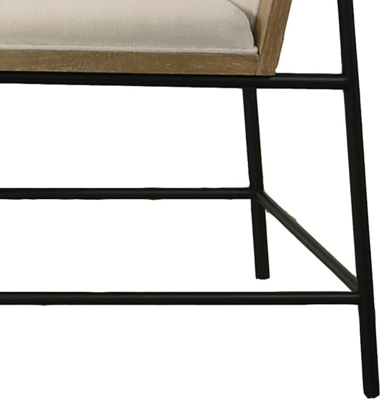 Miniatura 5 de Set of 2 Dining Chairs for Room, Table & Seating Chair Sets Kitchen, 18.5in Oak Finish Fully Assembled Dining Room Chairs with Metal Leg Frame,Oak