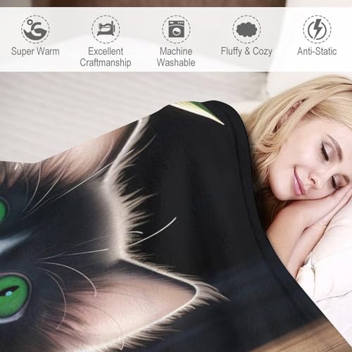 Couverture animal chat grand format pour des soirées cocooning sur le canapé - 4