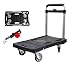 Produktbild HJJH Plattform-LKW-Plattform-Trolley-Handwagen-Trolley-Faltende Kapazität-Aluminiumhand-LKW, Hand-LKW-Klammer-Rollwagen-Trolley-Gartenwerkzeug-Heimgebrauch