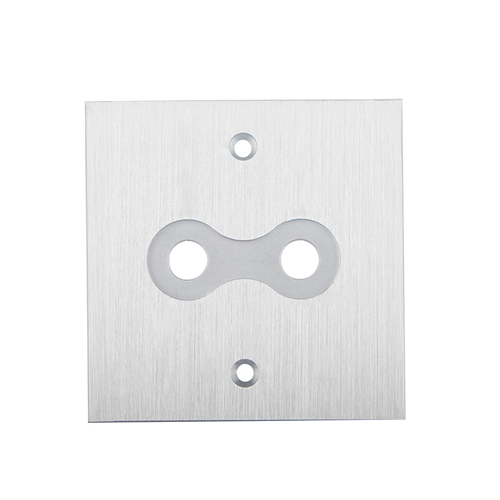 Hsioluted Panel Premium Banana Wall Plate God-Plated In Aluminum Alloy Connectors Banana Plug Binding Post Wall Plate Surrounding Sound Plates