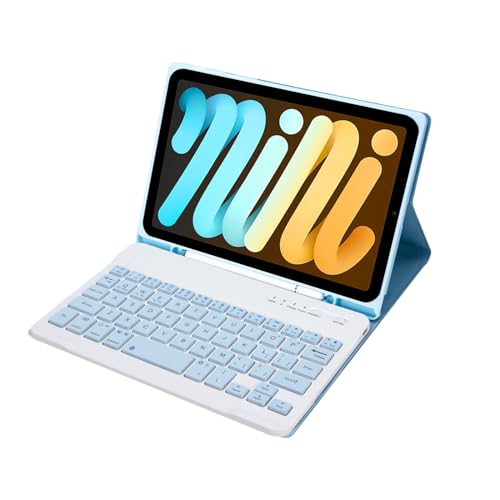 XX}[gL[{[hP[X iPad mini 7th (A17 Pro) 2024 / iPad mini 6th 8.3C` [3VXeΉ] CIɎO\ȃCXL[{[hJo[ yVz_[t (ACXu[)