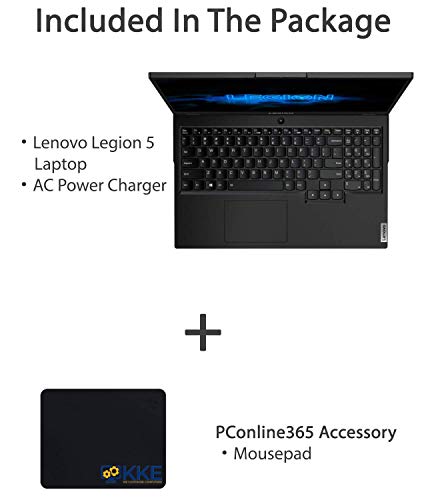 Image of Lenovo Legion 5 Gaming Laptop, 15.6 inch FHD 120Hz IPS Display, i7-10750H, GTX 1660Ti, 64GB RAM, 1TB SSD, Backlit Keyboard, Webcam, VR Ready, WiFi + Bluetooth, Win 10 Home, Black