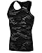 DRSKIN Undershirts Running Shirt Tank Tops Men's Cool Dry Compression Baselayer Sleeveless (MANGGO MB-B09 M)