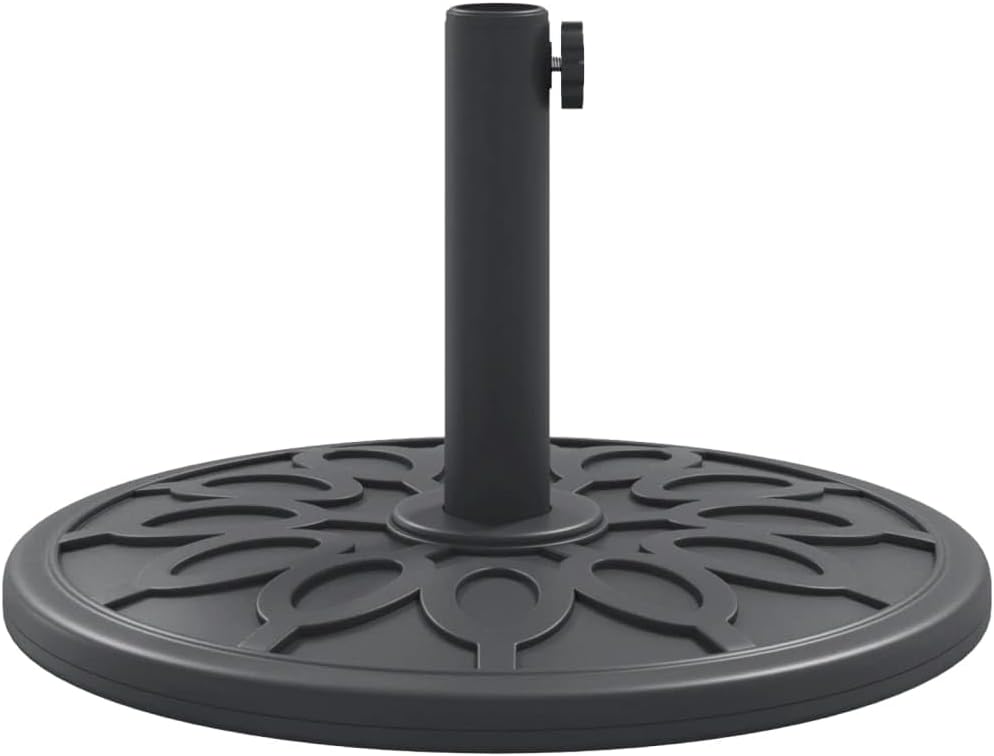 vidaXL Parasol Base for Ø1.5/1.9" Poles, Garden Umbrella Holder, Parasol Stand for Outdoor Patio Lawn Deck Balcony, 26.5 lb Round