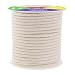 Mandala Crafts Soft Drawstring Replacement Rope Upholstery Crochet Macramé Cotton Welt Trim Piping Cord (Natural, 3mm)