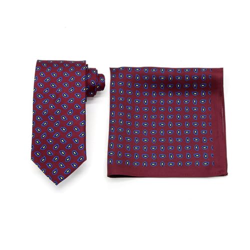 Corbata de seda floral para hombre formal