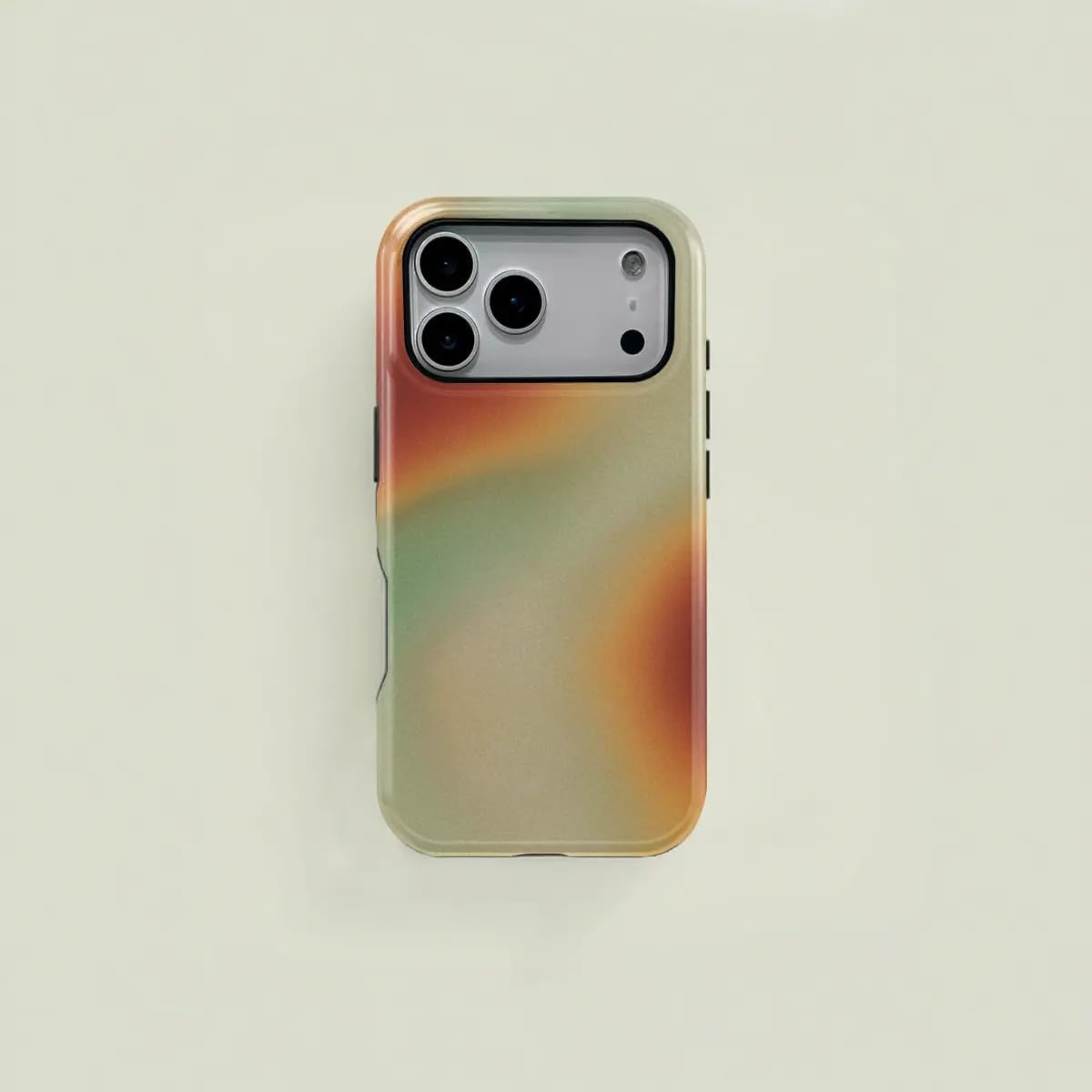 Orange Gradient Stylish Pattern 2-in-1 Sturdy Durable Protective Case, Compatible with iPhone 17 Pro Max 16 15 14 13 12 11 Series, Simple Stylish Phone Case,Multicolor:iPhone 15