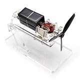 LeTkingok Magnetic Levitation Solar Motor Double Layer Fan Mendocino Dual Axis Design DIY Creative Gifts 300-1500RPM (B)