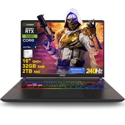 msi Vector 16 HX AI �Q�[�~���O�m�[�g�p�\�R�� 16�C���` QHD+ IPS 240Hz Intel 24�R�A Ultra 9 275HX (>i9-14900HX) 32GB DDR5 2TB SSD GeForce RTX 5080 