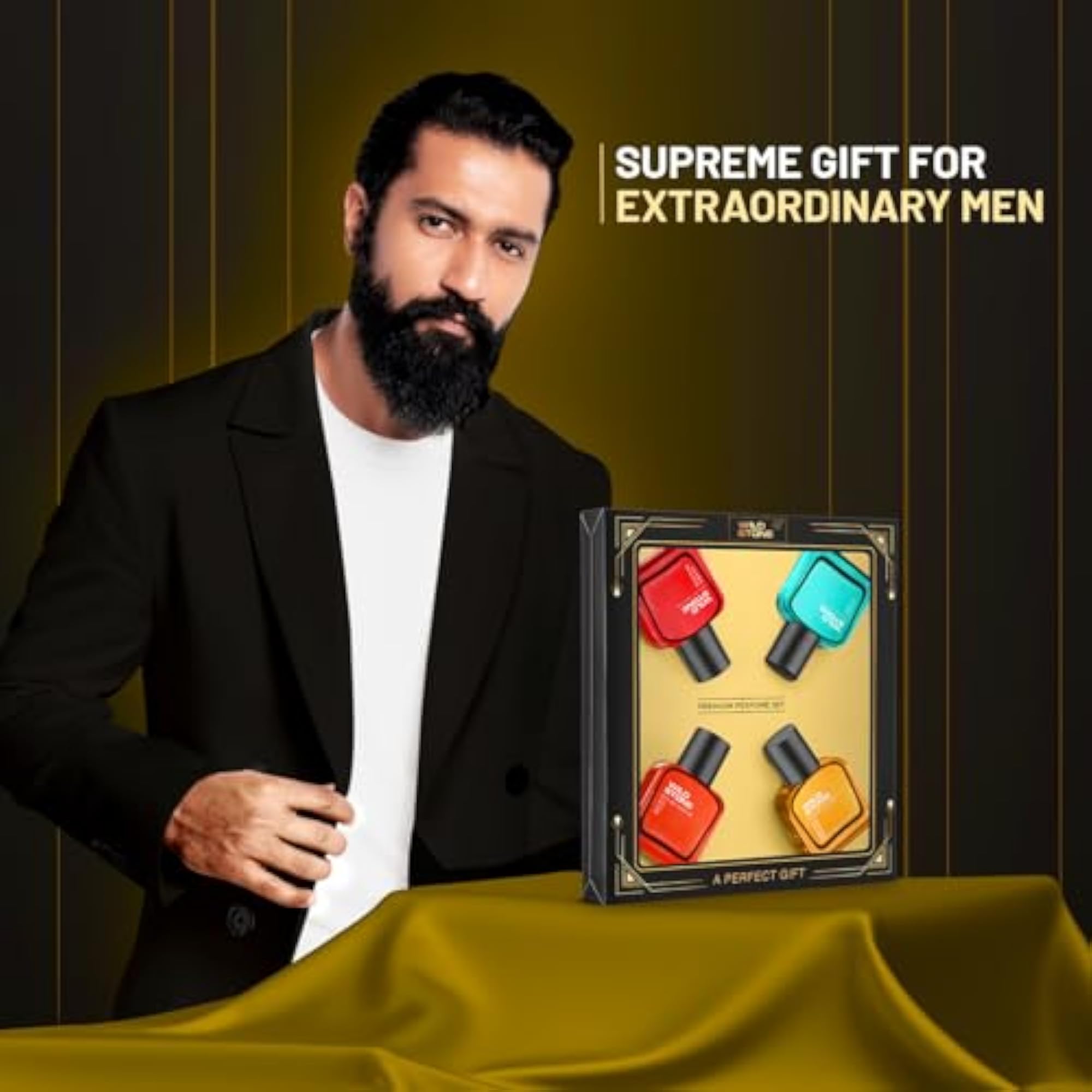Men's New Launch Gift Set, Long-Lasting Fragrance Pack
