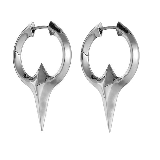 BSLVWG Pendientes Punk Goth Hip Hop Vintage para Hombres - Hipoalergénico Piercing Cartílago Estilo Genial | Ya disponible en tu tienda friki favorita! En mundofriki.es!