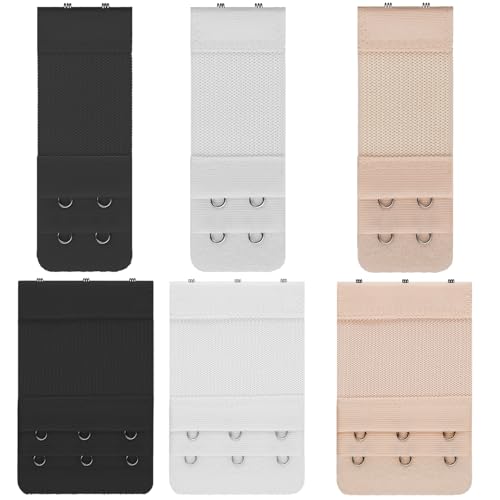 ZPW Confezione da 6 Estensori per Reggiseno,Estensori Elastici per Reggiseno,Comoda