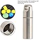 Gegong Titanium Pillenhalter - Mini Secure Case - Tragbarer Schlüsselbund -Speicher im Freien - Compact Organizer (Großgröße (21x15in))