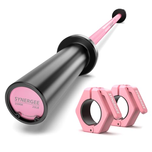 Synergee 4-Foot Barbell 2” Sleeves and Collars. Rated