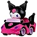 Jazwares Hello Kitty and Friends 2-inch Vehicle 3-Pack - Features Hello Kitty, Kuromi, and Cinnamoroll - Toys for Kids and Collectors Ages 6 and Up