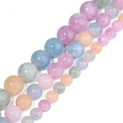 Morganite Polished Round Smooth Stone Beads