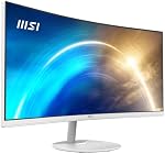 MSI Pro MP341CQW, 34 po, 3440 x 1440 (UWQHD), VA, 100Hz, 1ms, HDMI, 1 (v1.2a), Inclinaison