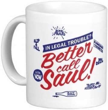 Breaking Bad - Heisenberg Call Saul Vamonos Pest A1A Carwash - CHOICE OF 4 - 11oz Mug (BETTER CALL SAUL)