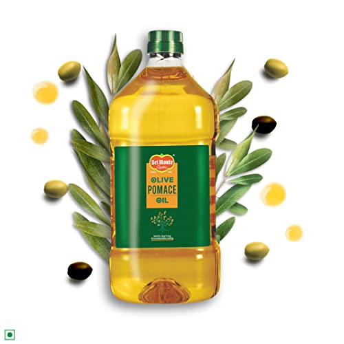 Image of Del Monte Pomace Olive Oil, Ideal for Everyday Indian Cooking & Deep Frying, 2L